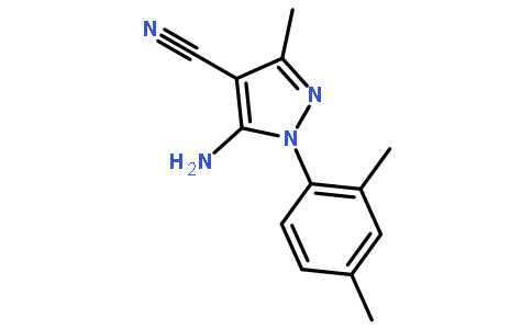 5-Amino-1-(2,4-dimethylphenyl)-3-methyl-1H-pyrazole-4-carbonitrile