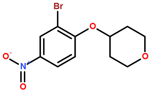 4-(2-溴-4-硝基苯氧基)四氢-2H-吡喃