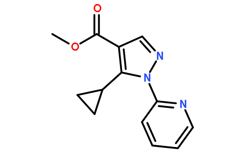 Methyl 5-cyclopropyl-1-(pyridin-2-yl)-1H-pyrazole-4-carboxylate