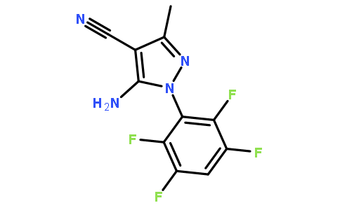 5-Amino-3-methyl-1-(2,3,5,6-tetrafluorophenyl)-1H-pyrazole-4-carbonitrile