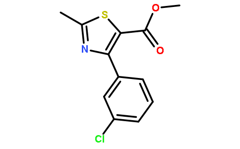 Methyl 4-(3-chlorophenyl)-2-methylthiazole-5-carboxylate