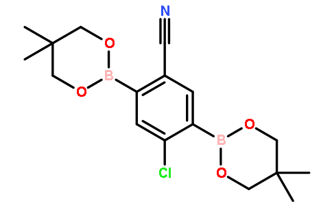 4-Chloro-2,5-bis(5,5-dimethyl-1,3,2-dioxaborinan-2-yl)benzonitrile