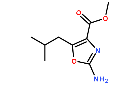 Methyl 2-amino-5-isobutyloxazole-4-carboxylate