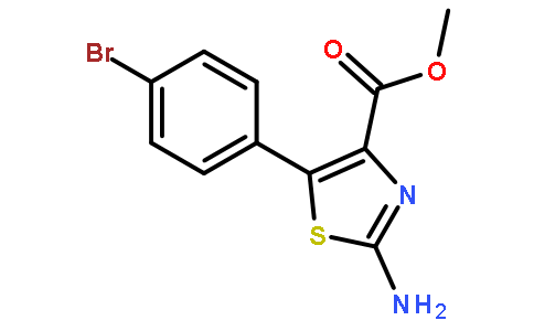 methyl 2-amino-5-(4-bromophenyl)thiazole-4-carboxylate