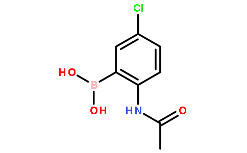 2-乙酰胺-5-氯苯硼酸