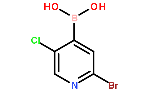 2-溴-5-氯吡啶-4-硼酸