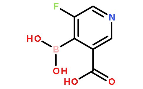 3-Carboxy-5-fluoropyridine-4-boronic acid