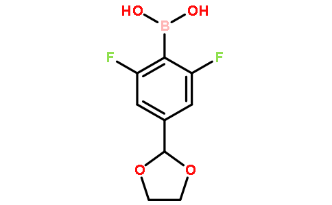 4-(1,3-Dioxolan-2-yl)-2,6-difluorophenylboronic acid