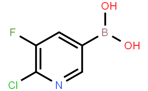 6-chloro-5-fluoropyridin-3-yl-3-boronic acid