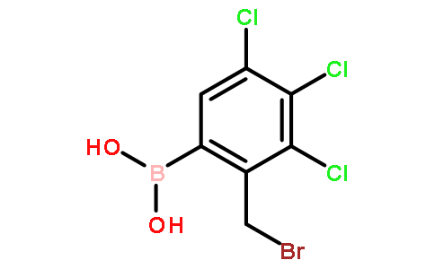 (2-(Bromomethyl)-3,4,5-trichlorophenyl)boronic acid