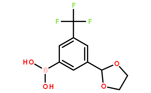(3-(1,3-Dioxolan-2-yl)-5-(trifluoromethyl)phenyl)boronic acid