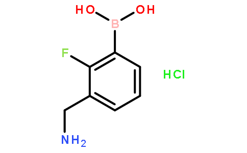 (3-(Aminomethyl)-2-fluorophenyl)boronic acid hydrochloride
