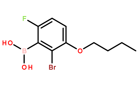 2-Bromo-3-butoxy-6-fluorophenylboronic acid