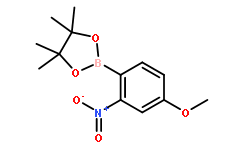 2-(4-甲氧基-2-硝基苯基)-4,4,5,5-四甲基-1,3,2-二氧硼杂环戊烷