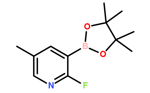 2-Fluoro-5-methyl-3-(4,4,5,5-tetramethyl-1,3,2-dioxaborolan-2-yl)pyridine