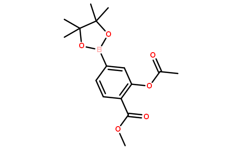 Methyl 2-acetoxy-4-(4,4,5,5-tetramethyl-1,3,2-dioxaborolan-2-yl)benzoate