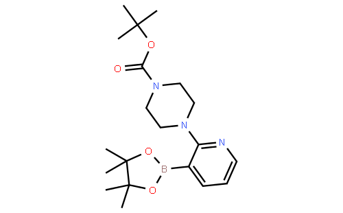tert-Butyl 4-(3-(4,4,5,5-tetramethyl-1,3,2-dioxaborolan-2-yl)pyridin-2-yl)piperazine-1-carboxylate