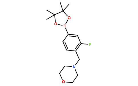 4-(2-Fluoro-4-(4,4,5,5-tetramethyl-1,3,2-dioxaborolan-2-yl)benzyl)morpholine
