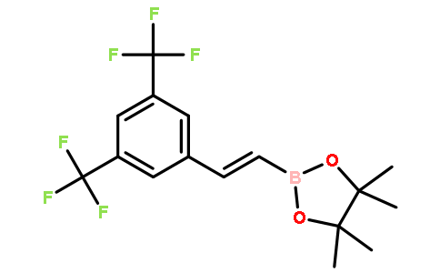 (E)-2-(3,5-Bis(trifluoromethyl)styryl)-4,4,5,5-tetramethyl-1,3,2-dioxaborolane