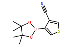 4-(4,4,5,5-四甲基-1,3,2-二氧硼杂环戊烷-2-基)噻吩-3-甲腈