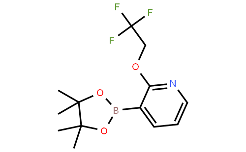 3-(4,4,5,5-四甲基-1,3,2-二氧杂硼-2-基)-2-(2,2,2-三氟乙氧基)吡啶