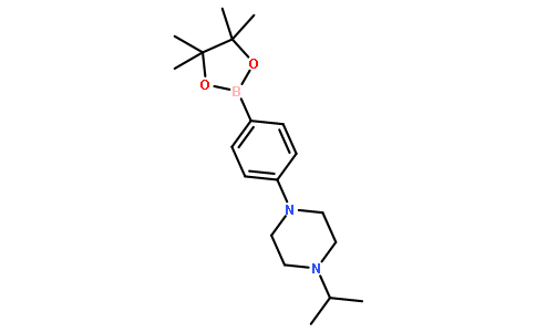 1-Isopropyl-4-(4-(4,4,5,5-tetramethyl-1,3,2-dioxaborolan-2-yl)phenyl)piperazine