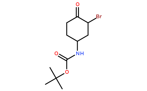 (3-Bromo-4-oxo-cyclohexyl)-carbamic acid tert-butyl ester
