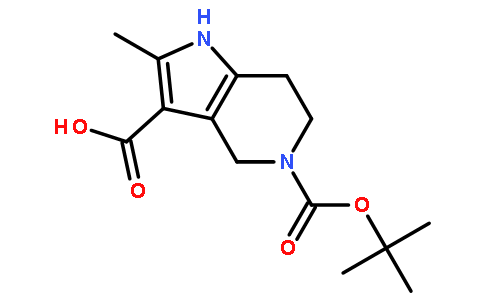 5-(TERT-BUTOXYCARBONYL)-2-METHYL-4,5,6,7-TETRAHYDRO-1H-PYRROLO[3,2-C]PYRIDINE-3-CARBOXYLIC ACID
