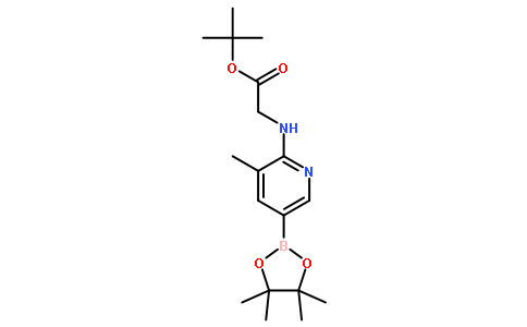 tert-Butyl 2-((3-methyl-5-(4,4,5,5-tetramethyl-1,3,2-dioxaborolan-2-yl)pyridin-2-yl)amino)acetate