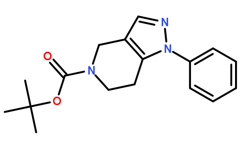 1-Phenyl-1,4,6,7-tetrahydro-pyrazolo[4,3-c]pyridine-5-carboxylic acid tert-butyl ester