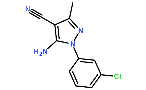 5-Amino-1-(3-chlorophenyl)-3-methyl-1H-pyrazole-4-carbonitrile