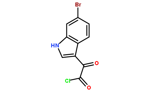 2-(6-bromo-1H-indol-3-yl)-2-oxoacetyl chloride