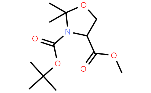 (S)-(-)-3-BOC-4-甲氧羰基-2,2-二甲基-1,3-恶唑烷