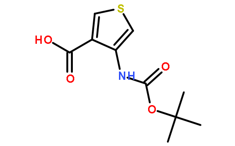 4-叔丁氧羰基氨基-3-噻吩甲酸