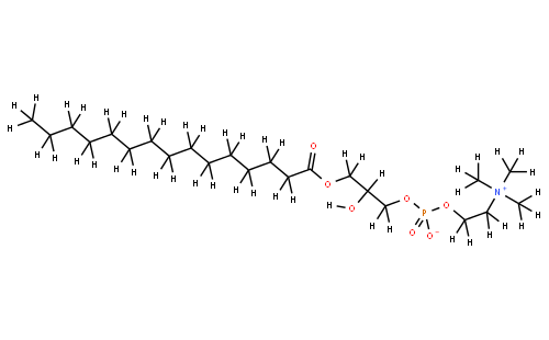 1-pentadecanoyl-2-hydroxy-sn-glycero-3-phosphocholine
