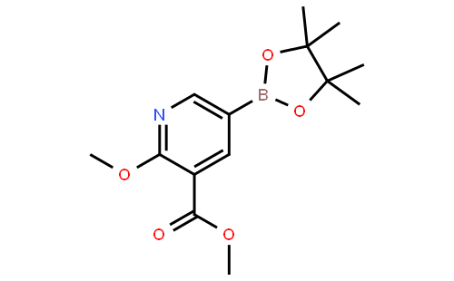 Methyl 2-methoxy-5-(4,4,5,5-tetramethyl-1,3,2-dioxaborolan-2-yl)nicotinate