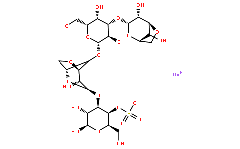 Neocarratetraose-41-O-sulfate sodium salt