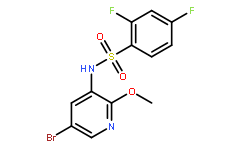 N-(5-溴-2-甲氧基吡啶-3-基)-2,4-二氟苯磺酰胺