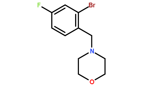 4-(2-Bromo-4-fluorobenzyl)morpholine