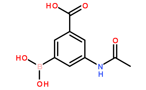 3-Acetamido-5-boronobenzoic acid