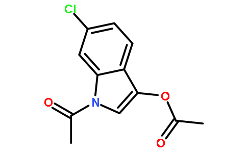 1-acetyl-6-chloro-1H-indol-3-yl acetate