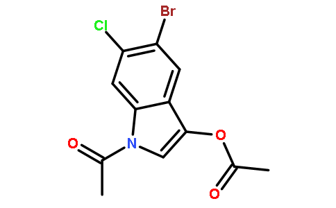 1-Acetyl-5-bromo-6-chloro-1H-indol-3-yl acetate
