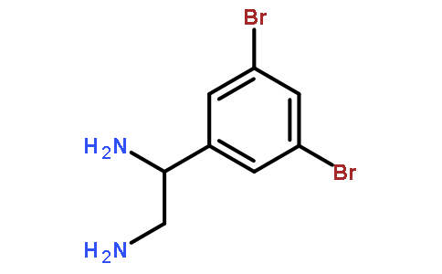 1-(3,5-dibromophenyl)ethane-1,2-diamine