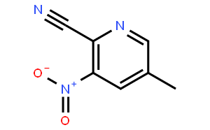 5-Methyl-3-nitro-2-pyridinecarbonitrile