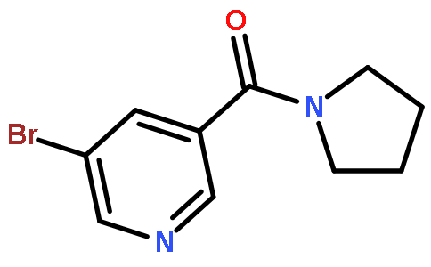 5-Bromo-3-(pyrrolidin-1-ylcarbonyl)pyridine
