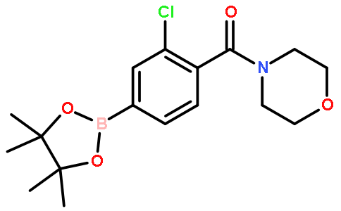 (2-Chloro-4-(4,4,5,5-tetramethyl-1,3,2-dioxaborolan-2-yl)phenyl)(morpholino)methanone