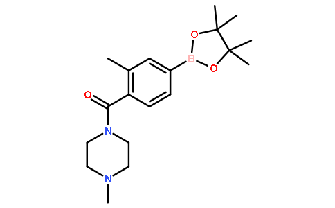 Methanone,(4-methyl-1-piperazinyl) [ 2-methyl-4-(4,4,5,5-tetramethyl-1,3,2-dioxaborolan-2-yl)phenyl ] -