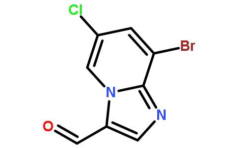 8-Bromo-6-chloroimidazo[1,2-a]pyridine-3-carbaldehyde