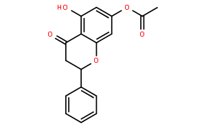 (S)-5-Hydroxy-4-oxo-2-phenylchroman-7-yl acetate