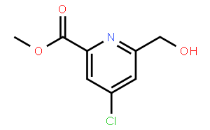 4-氯-6-羟甲基-2-吡啶甲酸甲酯
